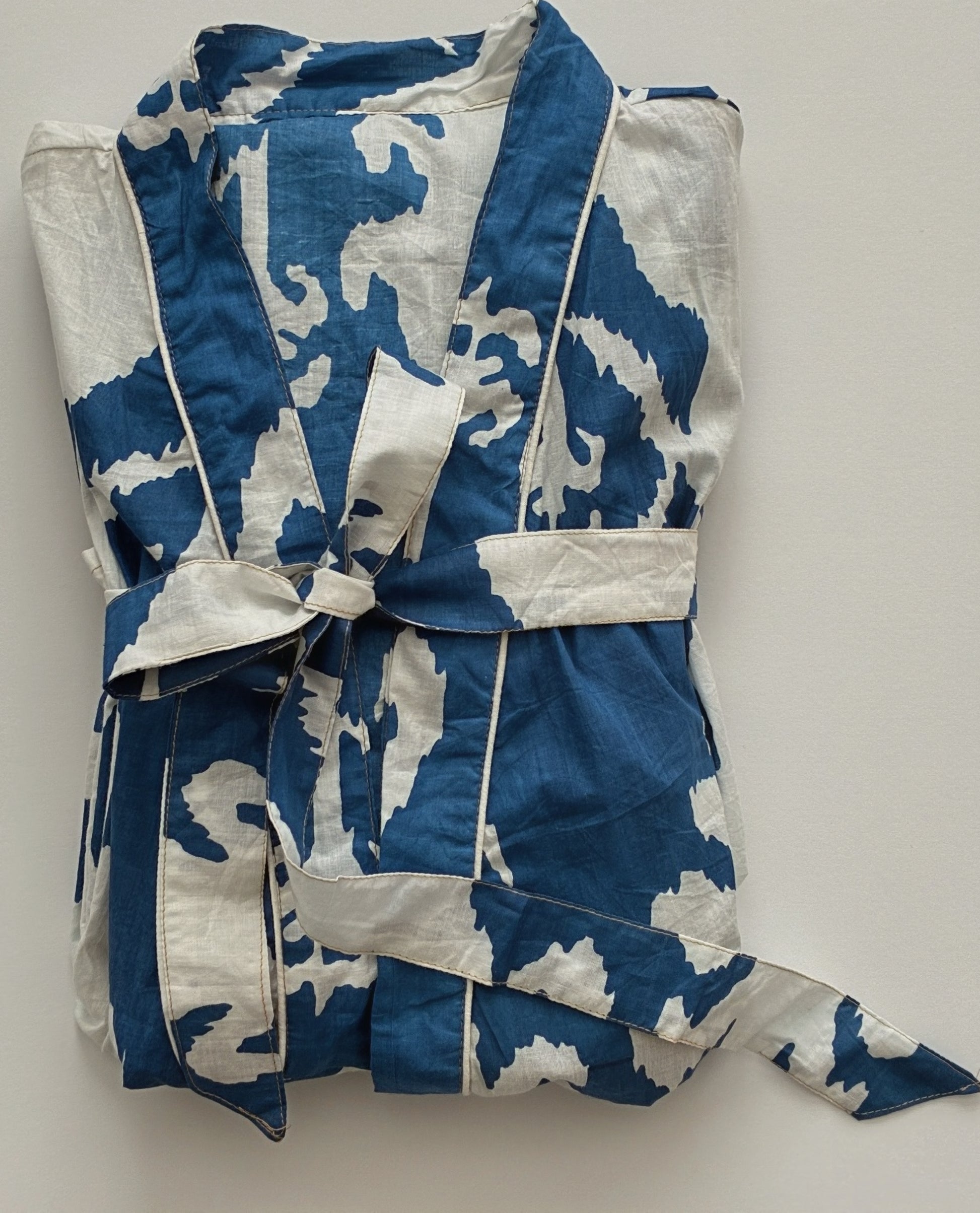 Navy Crest Robe