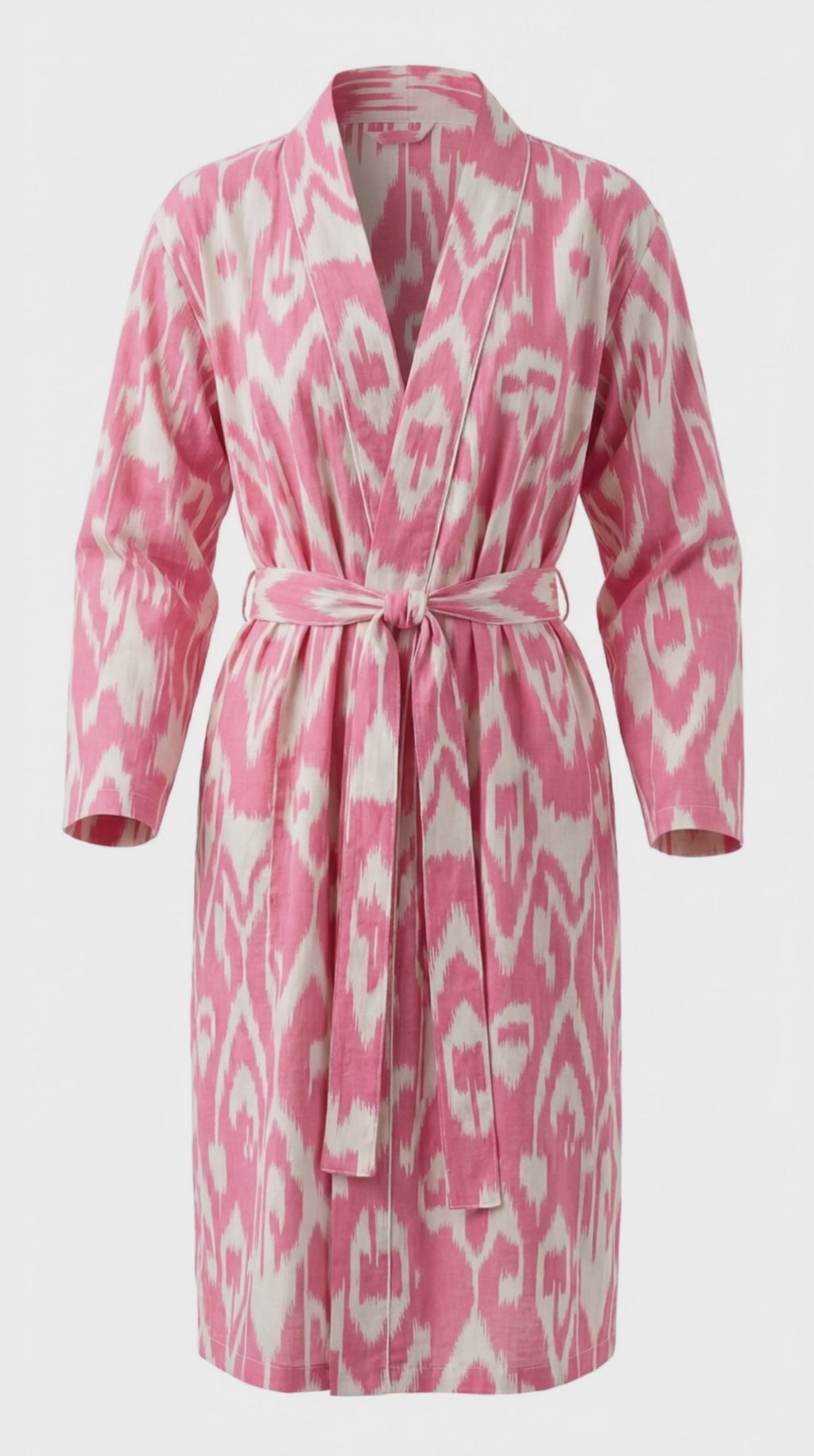 Magenta Ikat Robe
