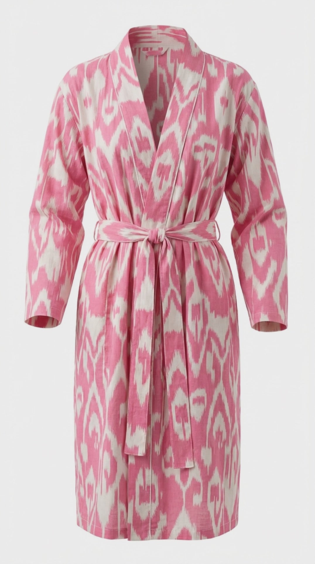 Magenta Ikat Robe